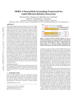 NERO: A Neural Rule Grounding Framework for Label-Efficient Relation
  Extraction