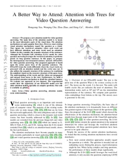 A Better Way to Attend: Attention with Trees for Video Question
  Answering
