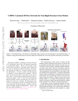 C3DPO: Canonical 3D Pose Networks for Non-Rigid Structure From Motion