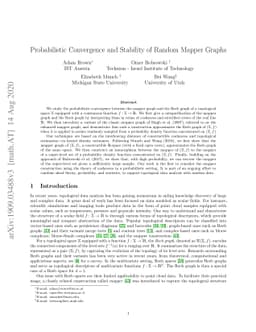 Probabilistic Convergence and Stability of Random Mapper Graphs