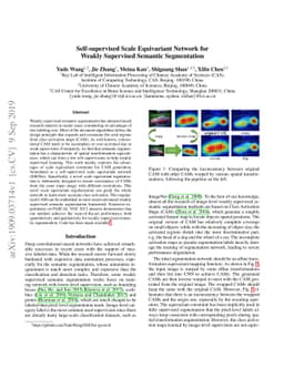 Self-supervised Scale Equivariant Network for Weakly Supervised Semantic
  Segmentation