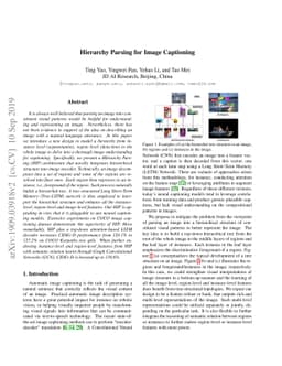 Hierarchy Parsing for Image Captioning