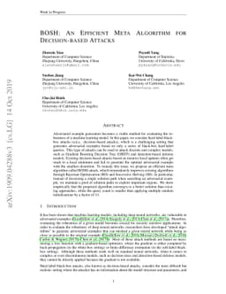 BOSH: An Efficient Meta Algorithm for Decision-based Attacks