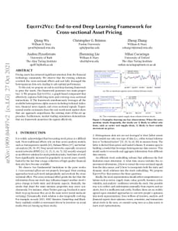Equity2Vec: End-to-end Deep Learning Framework for Cross-sectional Asset
  Pricing