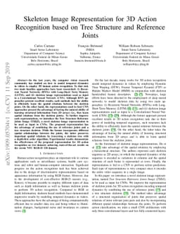 Skeleton Image Representation for 3D Action Recognition based on Tree
  Structure and Reference Joints
