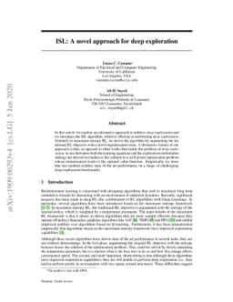 ISL: A novel approach for deep exploration