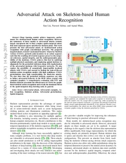Adversarial Attack on Skeleton-based Human Action Recognition
