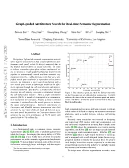 Graph-guided Architecture Search for Real-time Semantic Segmentation