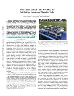 Brno Urban Dataset -- The New Data for Self-Driving Agents and Mapping
  Tasks
