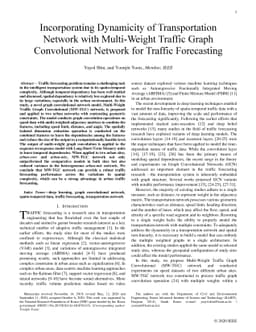 Incorporating dynamicity of transportation network with multi-weight
  traffic graph convolutional network for traffic forecasting