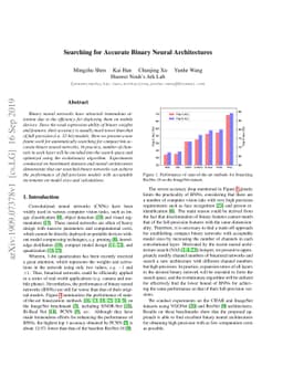 Searching for Accurate Binary Neural Architectures