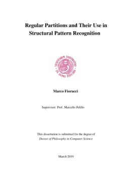 Regular Partitions and Their Use in Structural Pattern Recognition