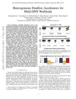 Heterogeneous Dataflow Accelerators for Multi-DNN Workloads