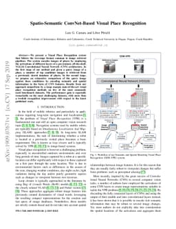 Spatio-Semantic ConvNet-Based Visual Place Recognition