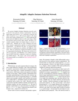 AdaptIS: Adaptive Instance Selection Network