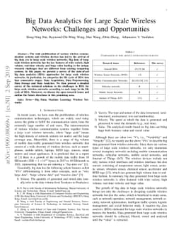 Big Data Analytics for Large Scale Wireless Networks: Challenges and
  Opportunities