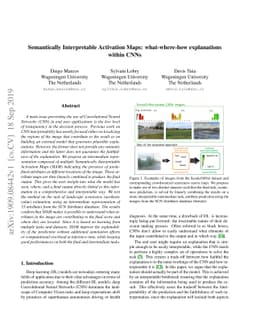 Semantically Interpretable Activation Maps: what-where-how explanations
  within CNNs