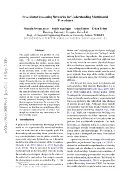Procedural Reasoning Networks for Understanding Multimodal Procedures