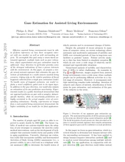 Gaze Estimation for Assisted Living Environments