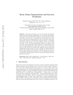 Brain Tumor Segmentation and Survival Prediction
