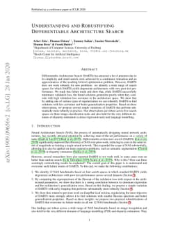 Understanding and Robustifying Differentiable Architecture Search
