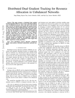 Distributed Dual Gradient Tracking for Resource Allocation in Unbalanced
  Networks