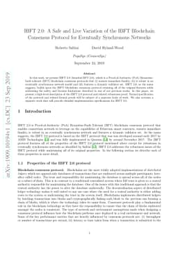 IBFT 2.0: A Safe and Live Variation of the IBFT Blockchain Consensus
  Protocol for Eventually Synchronous Networks