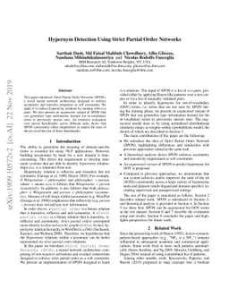 Hypernym Detection Using Strict Partial Order Networks