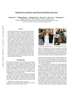 Relational Learning for Joint Head and Human Detection