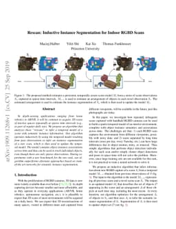 Rescan: Inductive Instance Segmentation for Indoor RGBD Scans