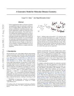 A Generative Model for Molecular Distance Geometry