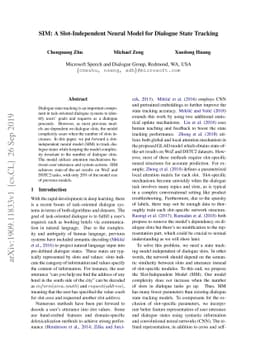 SIM: A Slot-Independent Neural Model for Dialogue State Tracking