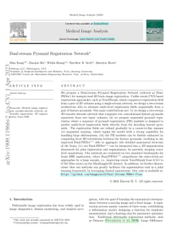 Dual-Stream Pyramid Registration Network