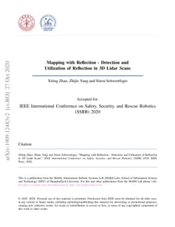Mapping with Reflection -- Detection and Utilization of Reflection in 3D
  Lidar Scans