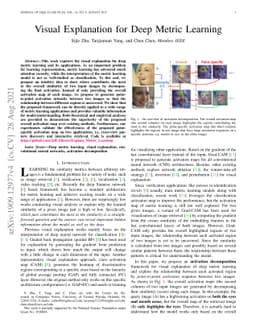 Visual Explanation for Deep Metric Learning