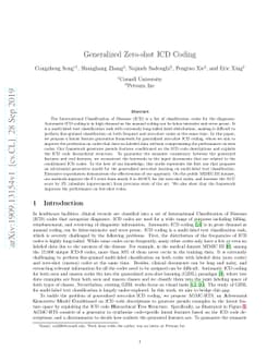 Generalized Zero-shot ICD Coding