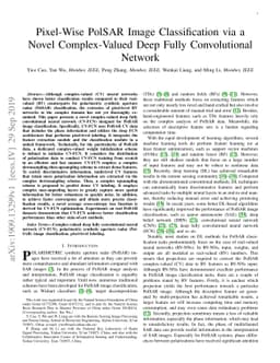 Pixel-Wise PolSAR Image Classification via a Novel Complex-Valued Deep
  Fully Convolutional Network