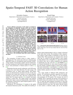 Spatio-Temporal FAST 3D Convolutions for Human Action Recognition