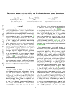 Leveraging Model Interpretability and Stability to increase Model
  Robustness