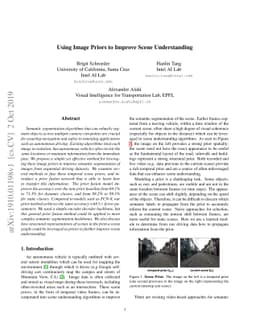 Using Image Priors to Improve Scene Understanding