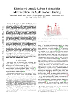 Distributed Attack-Robust Submodular Maximization for Multi-Robot
  Planning