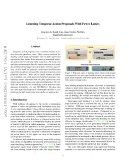 Learning Temporal Action Proposals With Fewer Labels