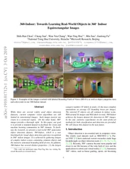 360-Indoor: Towards Learning Real-World Objects in 360° Indoor
  Equirectangular Images