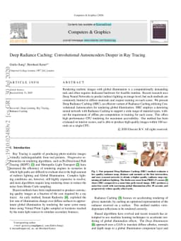 Deep Radiance Caching: Convolutional Autoencoders Deeper in Ray Tracing