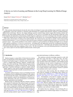 A Survey on Active Learning and Human-in-the-Loop Deep Learning for
  Medical Image Analysis