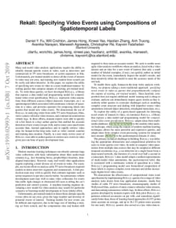 Rekall: Specifying Video Events using Compositions of Spatiotemporal
  Labels