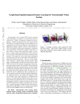 Graph-based Spatial-temporal Feature Learning for Neuromorphic Vision
  Sensing