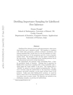 Distilling Importance Sampling for Likelihood Free Inference
