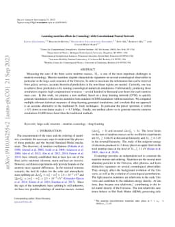 Learning neutrino effects in Cosmology with Convolutional Neural
  Networks