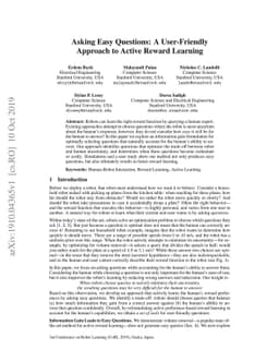Asking Easy Questions: A User-Friendly Approach to Active Reward
  Learning